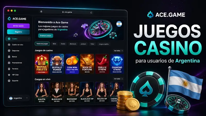 Juegos de Ace Game casino para usuarios de Argentina